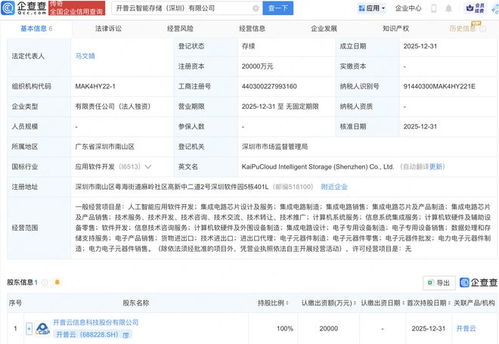 開普云斥資2億元成立智能存儲公司，戰略布局AI與軟件開發新賽道